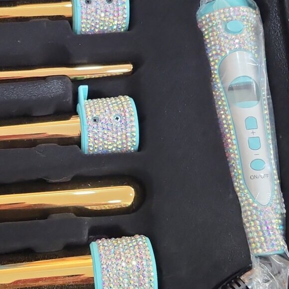 Special Edition Dolphin Wand 5-in-1 Clipless Curling Iron - Picture 3 of 4